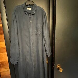 Velvet by Graham & Spencer linen button up dress